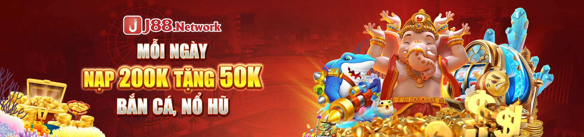 Banner khuyến mãi game Bắn Cá